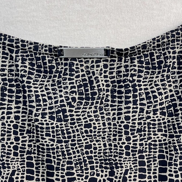 Calvin Klein Snakeskin One Piece Swimsuit Size XL - Picture 7 of 7